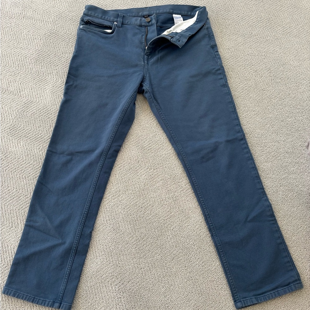 Banana Republic Slate Blue Slim Traveler Pant